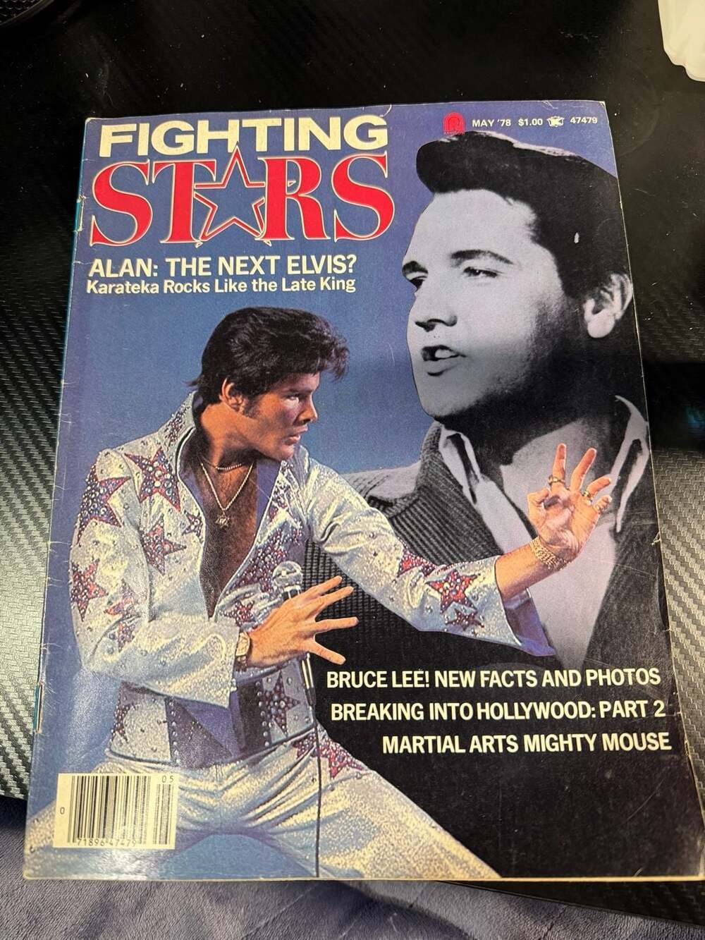 Fighting Stars Magazine May 1978 Elvis Presley & Bruce Lee